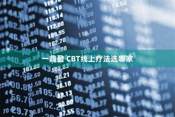 一鼎盈 CBT线上疗法选哪家